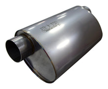 Kooks 3" Oval Offset/Offset (Same Side) Muffler 14" Long Body. Stainless Steel.