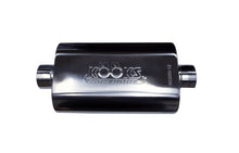 Kooks 2-1/2" Oval Center/Center Muffler 12" Long Body . Polished Stainless Steel.