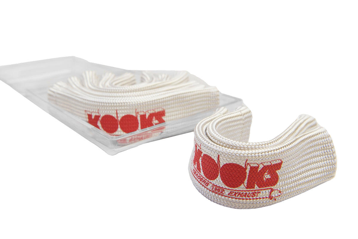 Kooks Spark Plug Sleeve-Natural W/Red Logo Package of 8 Sleeves