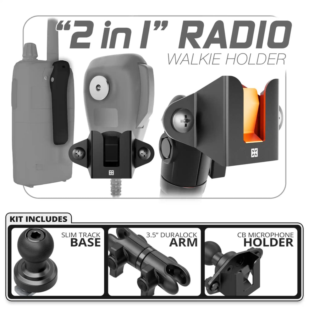 Tackform Slim Track Dash Bracket – Next-Gen Ford Ranger/Raptor (2023+) Storage Mount