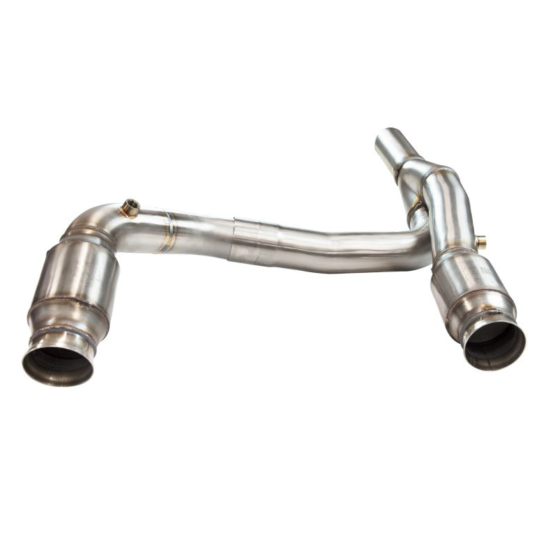 Kooks 3" SS GREEN Catted Y-Pipe for LS Swap. 2007-2018 Jeep Wrangler JK 4-Door.