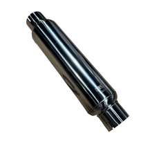 Kooks 3" Round Clamp In Muffler 14" Long. Polished Stainless Steel.