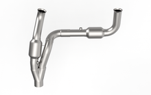 Kooks 2-1/2" SS GREEN Catted Y-Pipe For HEMI Swap. 2007-2018 Jeep Wrangler JK.