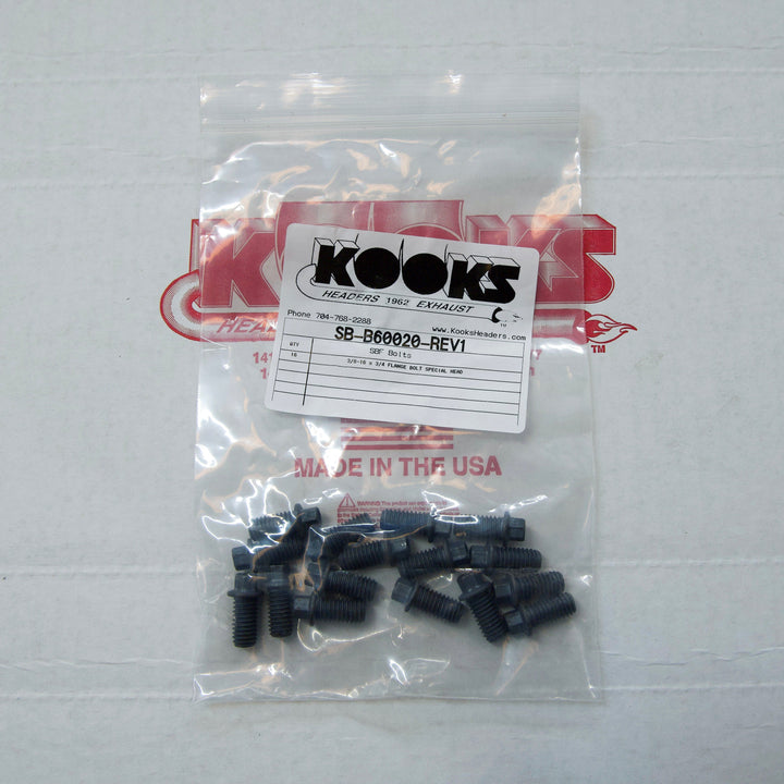 Kooks Header Bolt Kit. 3/8" FORD 351