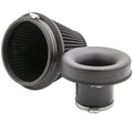 Ramair PRORAM Pleated Cone Air Filter (Alloy Neck) - 102mm External | PR-CC-195-VS-102-BK-KIT