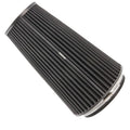 Ramair PRORAM Pleated Cone Air Filter (Alloy Neck) - 80mm External | PR-CC-196-VS-80-BK