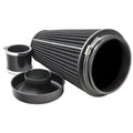 Ramair PRORAM Pleated Cone Air Filter (Alloy Neck) - 76mm External | PR-CC-196-VS-76-BK-KIT