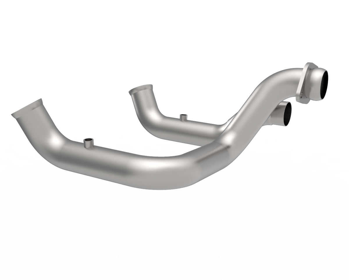 Kooks 3" SS H.O. GREEN Catted OEM Connections. 2020+ F250/F350 Super Duty 7.3L