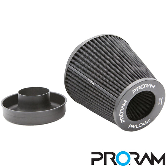 Ramair Jetstream Foam Cone Air Filter (Alloy Neck) – 70mm External | PR-CC-195-VS-70 | PR-CC-195-VS-70-BK | Image 1