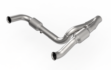 Kooks 2-1/2" SS GREEN Catted Y-Pipe For HEMI Swap. 2007-2018 Jeep Wrangler JK.