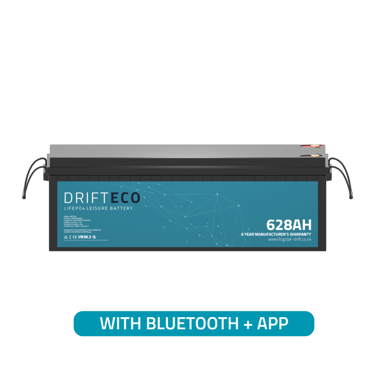 Fogstar Drift ECO 12V 628Ah LiFePO4 Leisure Battery + Bluetooth