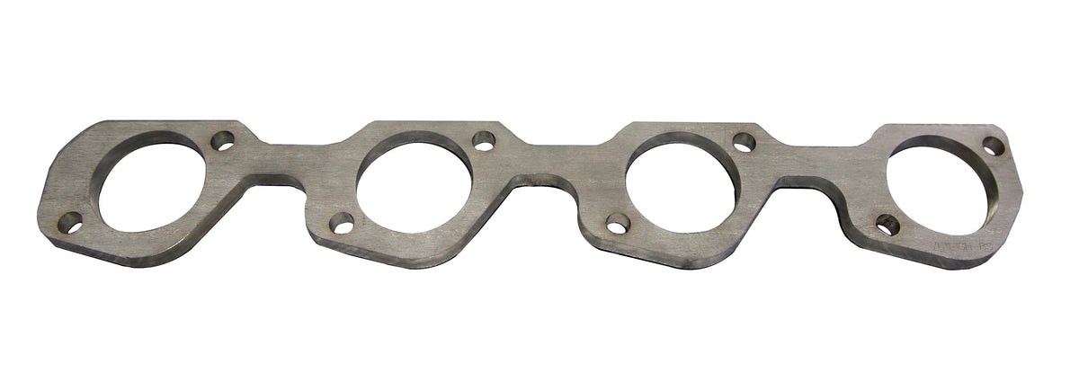 Kooks SBF Header Flange - 2-3/4" Diag. High Port. 3/8" Thick SS. Port for 1-7/8"