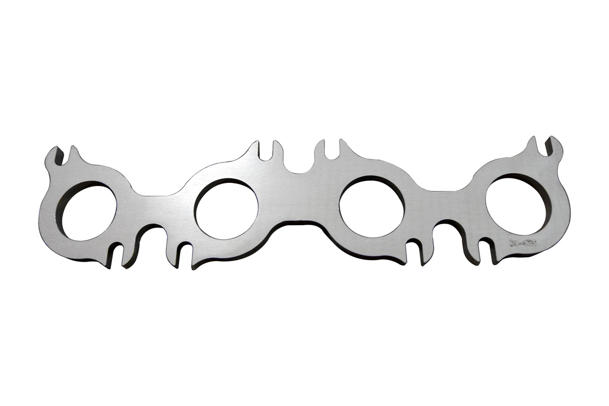 Kooks Ford VooDoo Flange - 3/8" Thick Stainless. Ports for 1-3/4" Primaries.
