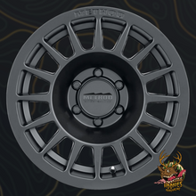 Method 707 matte black wheel face detail