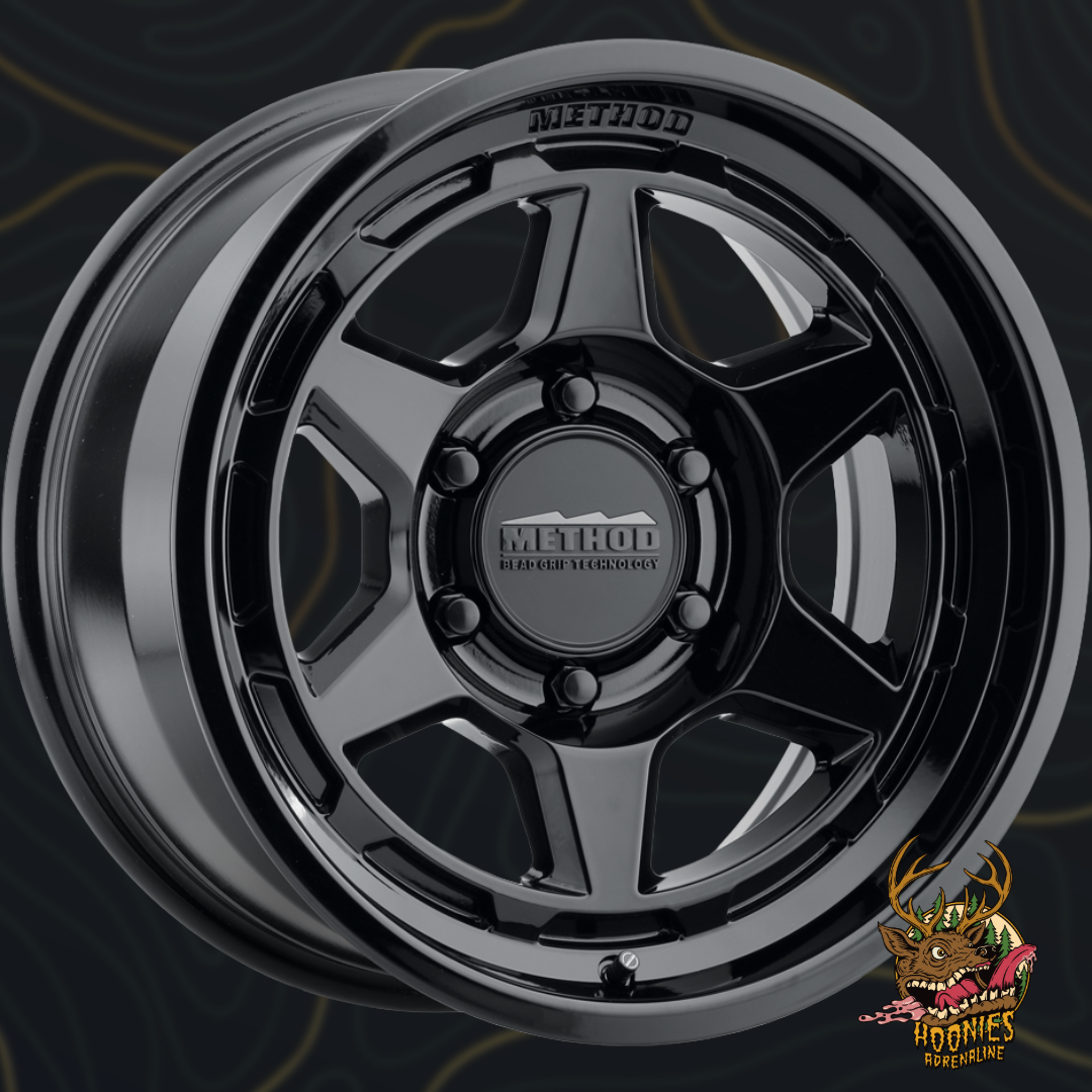 Method Race Wheels 708 Bead Grip Wheel – Gloss Black Six-Spoke Off-Road Alloy
