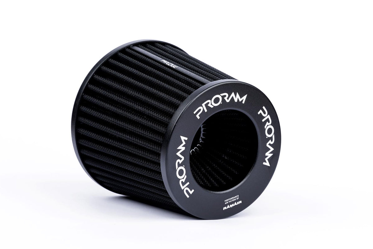 Ramair Pleated Cone Air Filter (Alloy Neck) â€“ 80mm | PJ-150-80-BK-KIT | Image 1