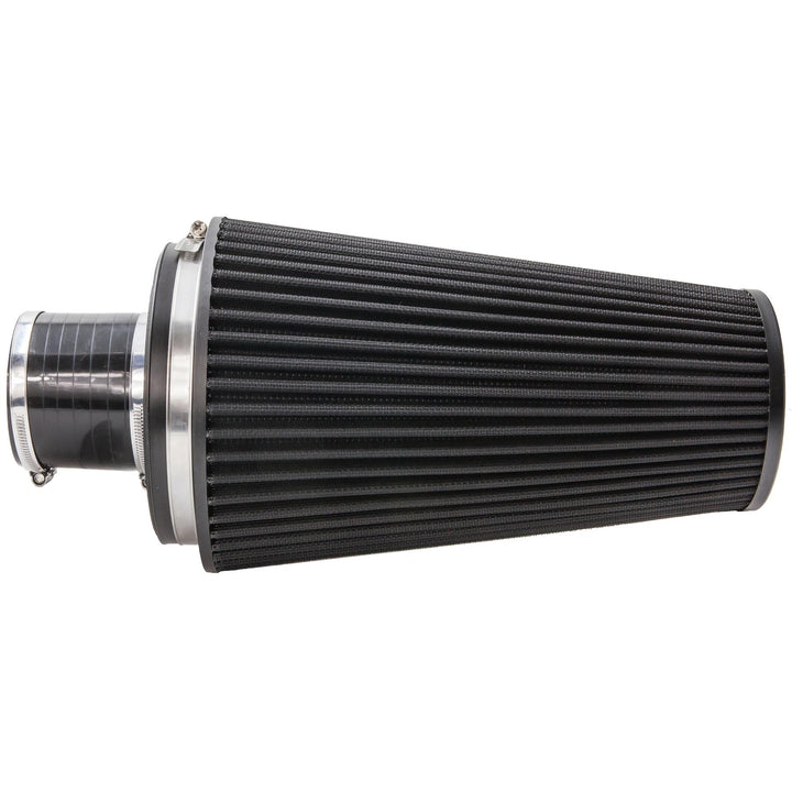 Ramair PRORAM Pleated Cone Air Filter (Alloy Neck) - 90mm External | PR-CC-196-VS-90-BK-KIT