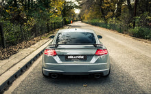 Audi TTRS MK3 Quattro - 80mm Resonated (Quieter) Cat-Back Exhaust System with Cerakote Black Trims