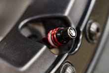 APEX RCV rapid connect valve fitted to a wheel valve stem