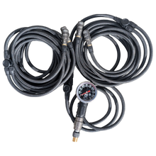 APEX Design USA multi tyre inflator kit laid out for assembly