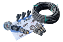 APEX 4-tyre inflation harness connected across a vehicle