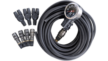 Composite Y-fittings joining the 3/8 inch braided air lines