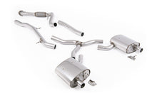 Audi A4 2.0 B9.5 Quattro - Non-Resonated (Louder) Cat-back - Fit to OE Outlets on Rear Diffuser (No Tips)