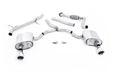 Audi A4 2.0 B9 Quattro - Non-Resonated (Louder) Cat-Back Exhaust System with Dual GT-100 Polished Trims