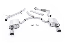 Audi A4 2.0 B9 Quattro - Non-Resonated (Louder) Cat-Back Exhaust System with Dual GT-100 Titanium Trims
