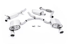 Audi A4 2.0 B9 Quattro - Resonated (Quieter) Cat-Back Exhaust System with Dual GT-100 Polished Trims