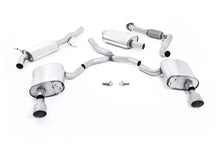 Audi A4 2.0 B9 Quattro - Resonated (Quieter) Cat-Back Exhaust System with Dual GT-100 Titanium Trims