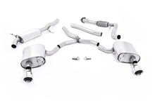 Audi A4 2.0 B9 Quattro - Road+ Part Resonated Cat Back Exhaust System with Dual GT-100 Polished Trims