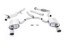 Audi A4 2.0 B9 Quattro - Road+ Part Resonated Cat Back Exhaust System with Dual GT-100 Titanium Trims