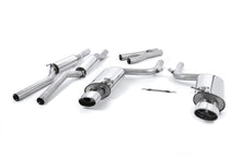 Audi RS4 B7 - Non-Valved &amp; Resonated Cat-Back Exhaust System with Polished Oval Trims