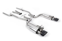 Audi RS4 B7 - Valved &amp; Non-Resonated Cat-Back Exhaust System With Satin Black Sheen Trims