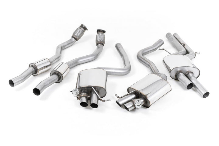 Audi RS4 B8 Avant - Cat-Back Exhaust System - Uses OE Trims