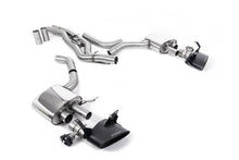 Audi RS6/RS7 C8 - Front Silencer Back System (Twin 80mm) with Cerakote Black Oval Trims