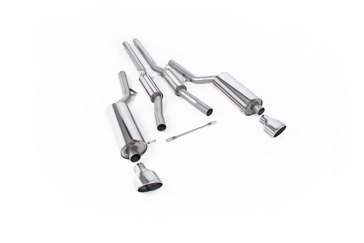 Audi RS6 C5 - Resonated (Quieter) Cat-Back Exhaust System with Polished Trims