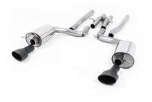 Audi RS6 C6 - Non-Resonated (Louder) Cat-Back Exhaust System with Ceramic-coated Black Satin Dual-Oval Trims