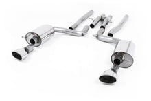 Audi RS6 C6 - Non-Resonated (Louder) Cat-Back Exhaust System with Polished Dual-Oval Trims