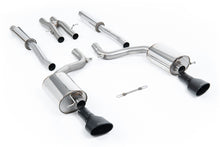 Audi RS6 C6 - Resonated (Quieter) Cat-Back Exhaust System with Ceramic-coated Black Satin Dual-Oval Trims