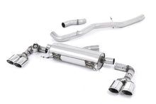 Audi S1 - Non-Resonated (Louder) Cat-Back Exhaust System with Quad Polished Oval Trims
