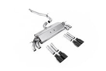 Audi S3 8V.2 - Non-Resonated (Louder) Cat-Back Exhaust System with Quad Round Cerakote Black Trims