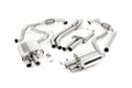 Audi S4 B9 Non sport Diff models - Resonated Cat-Back with Quad Titanium Trims