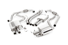 Audi S4 B9 Sport Diff without Brace Bars - Resonated Cat Back with Burnt Titanium Trims