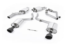 Audi S4 V6/S5 3.0 B8 Sportback - Resonated (Quieter) Cat-Back Exhaust System with Dual Oval Cerakote Black Trims