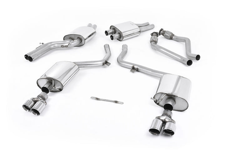 Audi S4 V6/S5 3.0 B8 Sportback - Resonated (Quieter) Cat-Back Exhaust System