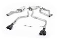 Audi S4 V6 B8/S5 B8 - Race Cat-Back Exhaust System with Quad Cerakote Black Trims