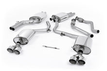 Audi S5 B8.5 Coupe/Cabriolet - Resonated (Quieter) Cat-Back Exhaust System with  Polished Quad Outlet Trims