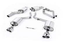 Audi S5 B8 (S tonic) - Resonated (Quieter) Cat-Back Exhaust System with Quad Polished Trims